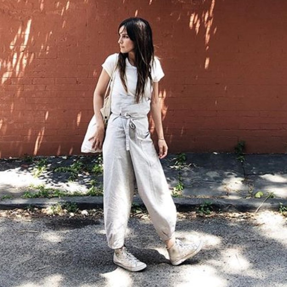 STATE THE LABEL WRAP PANTS / size M short